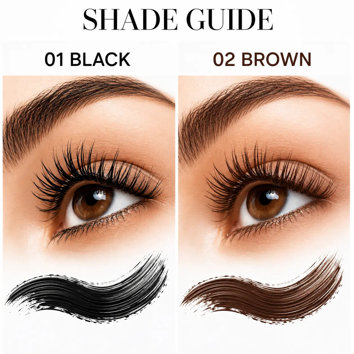 Lash Lift Volumizing Mascara, Lengthening Curling Thickening Defining False Lash Effect Mascara, Buildable Non-Clumping Natural Full Lashes, Beginner Friendly Daily Eye Lash Makeup for Women,Badi Lash Mascara,Back to School