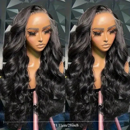 Urody 220% Density Curly Hair Wigs HD Transparent 13X6 Lace Front Wigs Brazilian Deep Curly Pre Plucked Human Hair Wigs Deep Wave Lace Frontal Wigs for Women