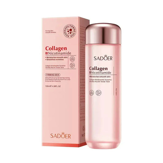 Korean Collagen Toner with Niacinamide 5.07 Fl Oz – Anti-Aging Facial Essence for Wrinkle Care, Fine Lines & Pore Minimizing – Hydrating Nourishing Face Mist for Dry Mature Skin, Daily K-Beauty Skincare Routine