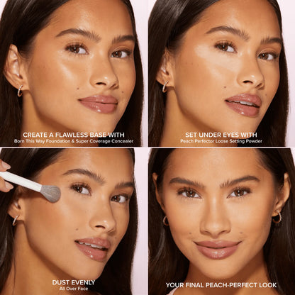 NEW Too Faced Peach Perfector Loose Setting Powder - 24 Hours, Lightweight, Translucent, Brightening & Blurring