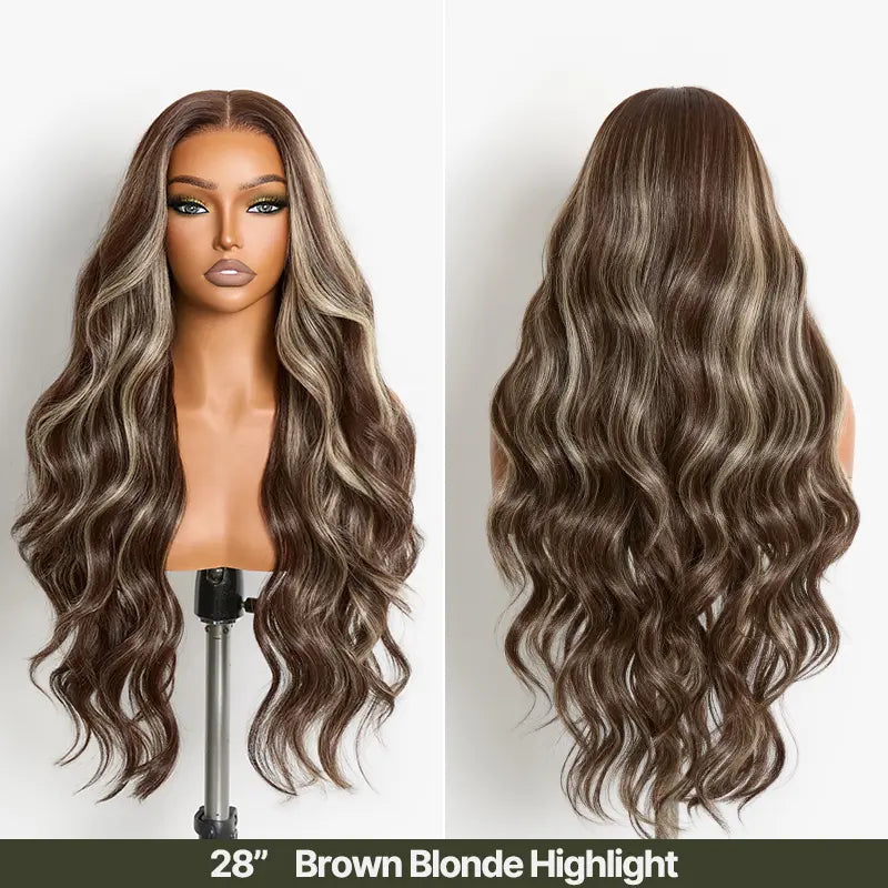 [New Arrival]Frodio Veralux™ Blend Human Hair Loose Wave Wig 9X6 Lace Brown Blonde Highlight | Wear & Go Glueless Wigs Beginner Friendly#Sohochic