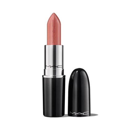 MAC Lustreglass Nudes Trio | Sheer-Shine Lipstick Set | 3 Nude Shades, Buildable Colour, 3 Pc