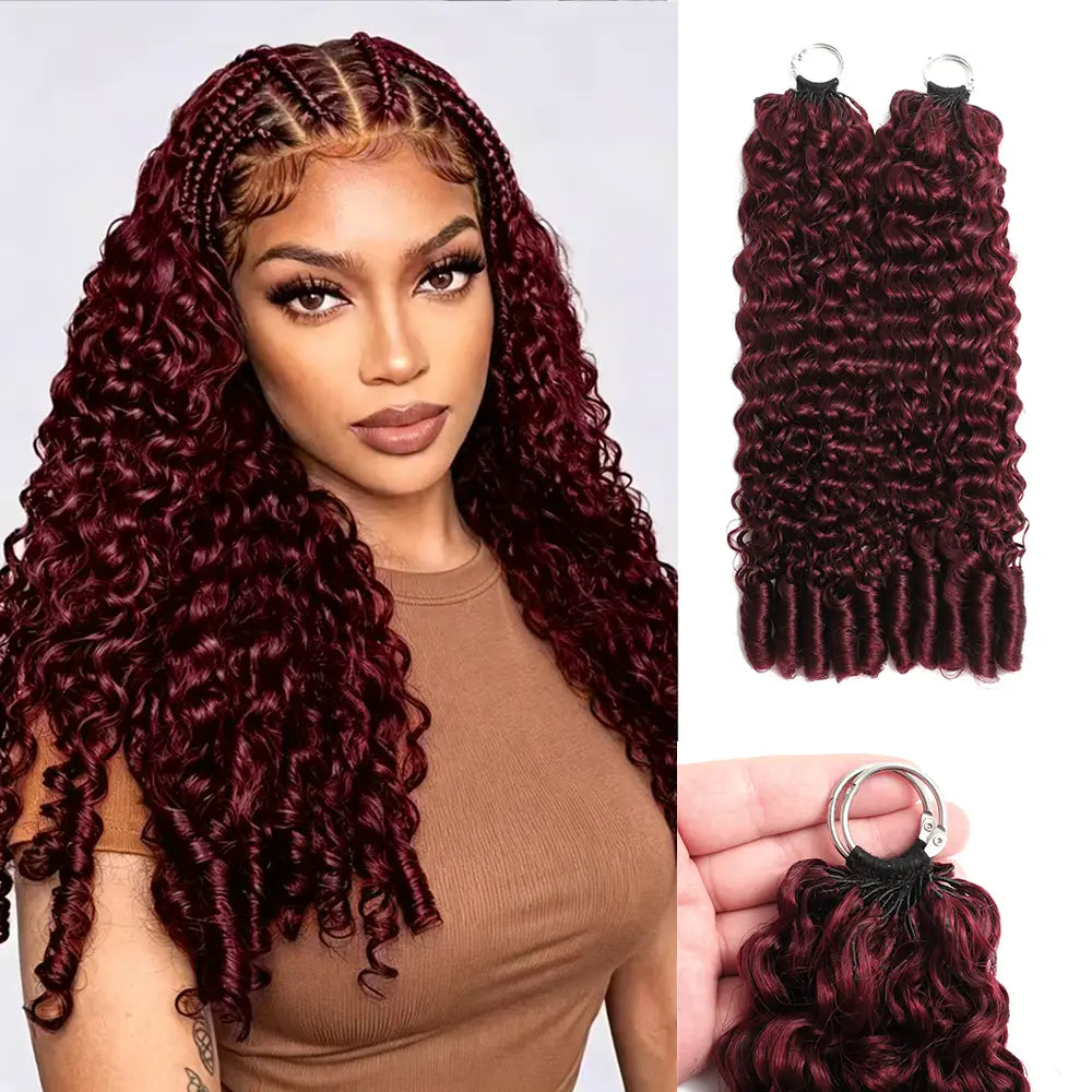 Asakiss Hair #4 Chocolate Brown Body Wave Crochet Human Hair for Miracle Knots, Burmese Curlycrochet Hair Pre-Separated Soft Lightweight Natural Look Boho Braids 50G/Pack,4-5 Packs for Full Head,Reusable Feather Crochet Extensions