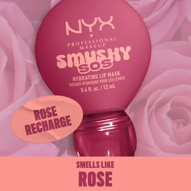 [NEW & EXCLUSIVE] Smushy SOS Hydrating Lip Mask with Hyaluronic Acid, 8 Scents & Shades, NYX Professional Makeup