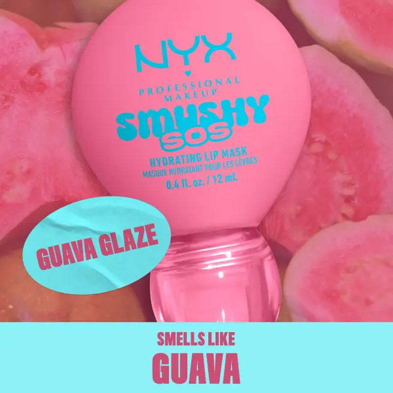 [NEW & EXCLUSIVE] Smushy SOS Hydrating Lip Mask with Hyaluronic Acid, 8 Scents & Shades, NYX Professional Makeup