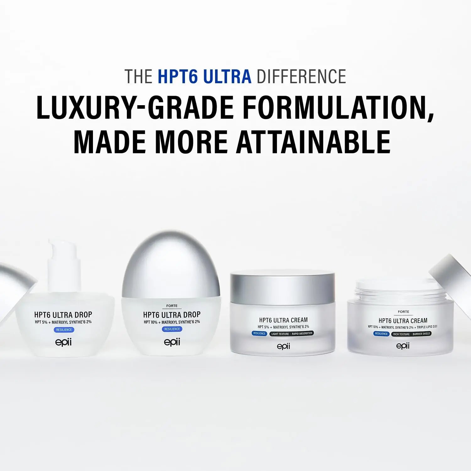 [Epii] HPT6 Ultra Drop 10% - anti Aging Peptide Serum for Face with HPT Complex 10% & Matrixyl Synthe'6 2% - Firming & Skin Tightening Serum for Wrinkles, Fine Lines, Elasticity & Deep Hydration 30Ml