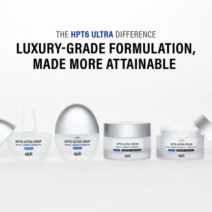 [Epii] HPT6 Ultra Drop 10% - anti Aging Peptide Serum for Face with HPT Complex 10% & Matrixyl Synthe'6 2% - Firming & Skin Tightening Serum for Wrinkles, Fine Lines, Elasticity & Deep Hydration 30Ml