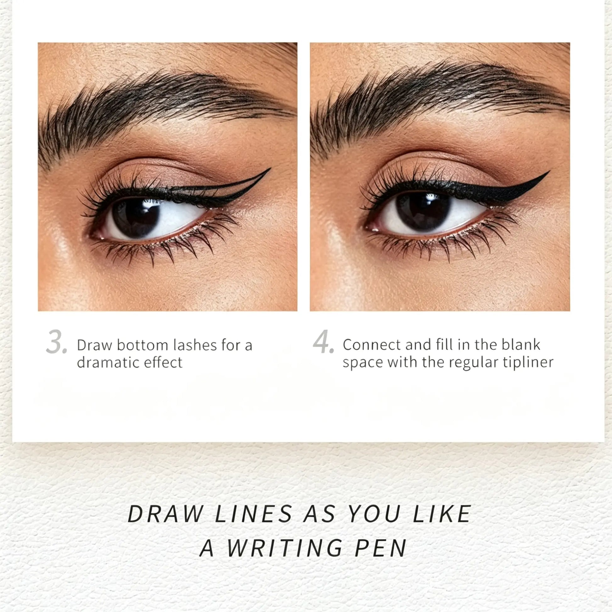 Women’S Lambskin Eyeliner Pen - Smooth Thick Tip for Defined Eye Looks, Beginner-Friendly Beauty Tool for Daily & Professional Makeup