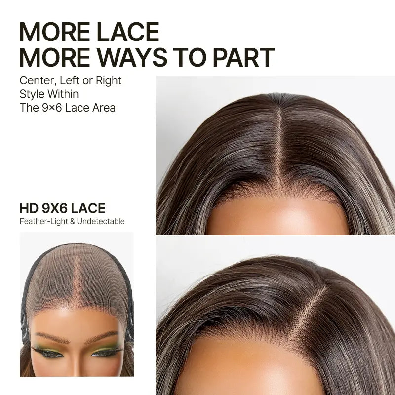 [New Arrival]Frodio Veralux™ Blend Human Hair Loose Wave Wig 9X6 Lace Brown Blonde Highlight | Wear & Go Glueless Wigs Beginner Friendly#Sohochic