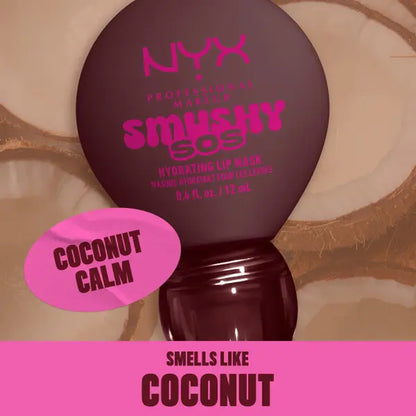 [NEW & EXCLUSIVE] Smushy SOS Hydrating Lip Mask with Hyaluronic Acid, 8 Scents & Shades, NYX Professional Makeup
