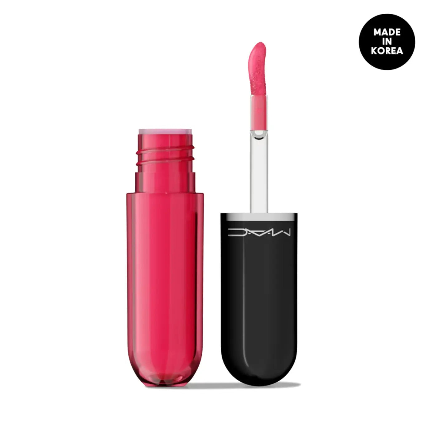 MAC Lustreglass Pink Pop Duo | Lip Tint & Glossy Liner Duo | Long-Lasting Pink Stain, Soft Shiny Finish, 2 Pc
