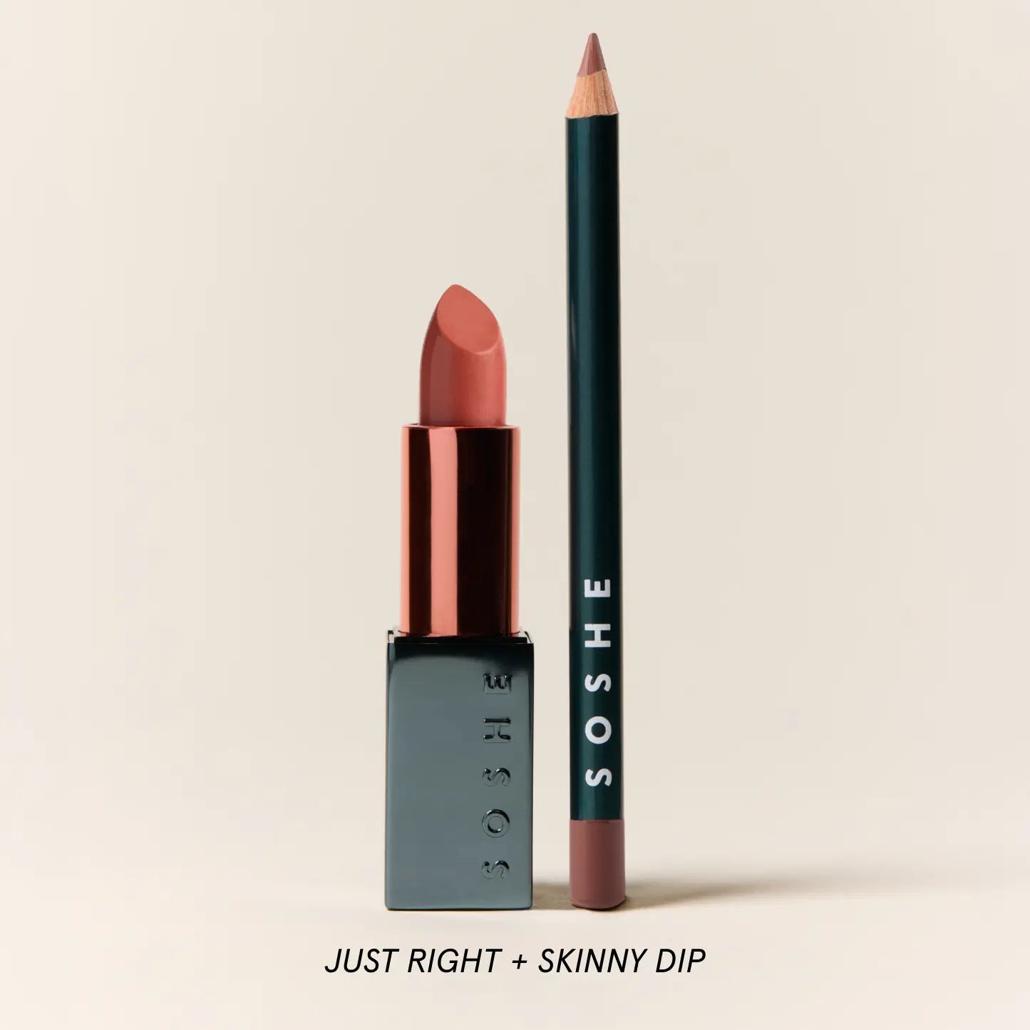 Line & Silk Lip Duo: Soft Glide Lip Liner + Lip Silk Ceramide Hydrating Lipstick-Balm Hybrid