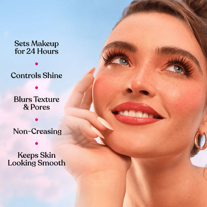 NEW Too Faced Peach Perfector Loose Setting Powder - 24 Hours, Lightweight, Translucent, Brightening & Blurring