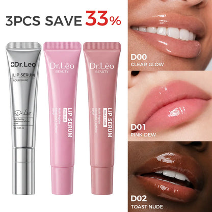 Dr.Leo Tinted Peptide Lip Serum – Brightens Dull-Looking Lips & Smooths Lip Lines, Sheer-To-Buildable Glossy Color + Hydrating Lip Care, Pink Dew / Toast Nude, 15G #Sohochic #Tiktokshopbacktoschool, Lip Tint, Moisturize, Daily