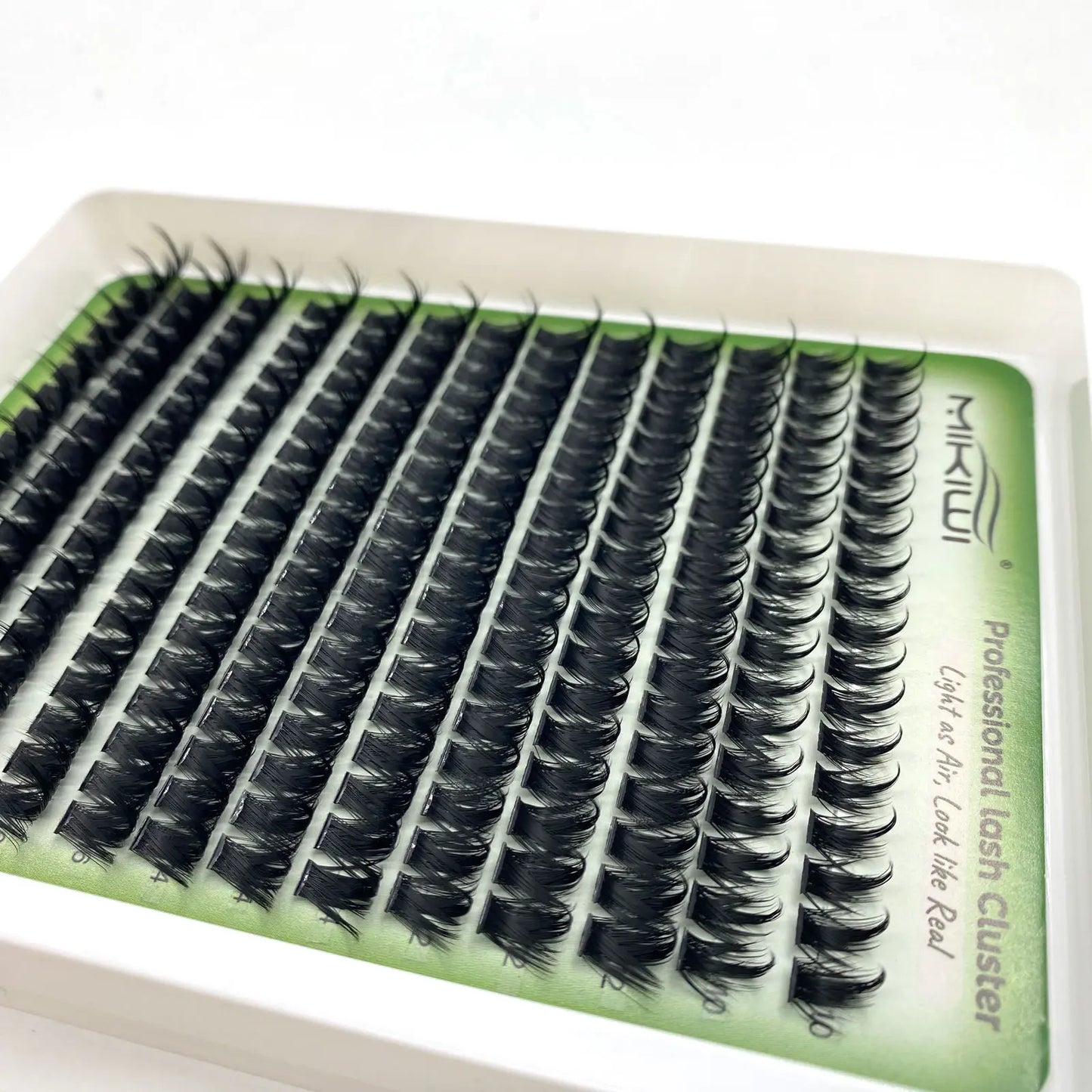 Spiky Cluster False Eyelashes 130/234Pcs Thick Spike Single Cluster Eyelashes 10-18Mm Super Fluffy Fairy Style D/DD Curl Faux Mink Comic Look Eyelash Extensions