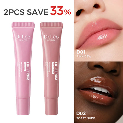 Dr.Leo Tinted Peptide Lip Serum – Brightens Dull-Looking Lips & Smooths Lip Lines, Sheer-To-Buildable Glossy Color + Hydrating Lip Care, Pink Dew / Toast Nude, 15G #Sohochic #Tiktokshopbacktoschool, Lip Tint, Moisturize, Daily