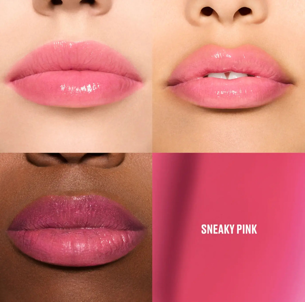 MAC Lustreglass Pink Pop Duo | Lip Tint & Glossy Liner Duo | Long-Lasting Pink Stain, Soft Shiny Finish, 2 Pc