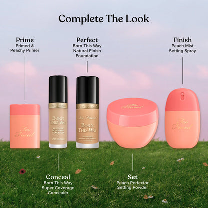 NEW Too Faced Peach Perfector Loose Setting Powder - 24 Hours, Lightweight, Translucent, Brightening & Blurring