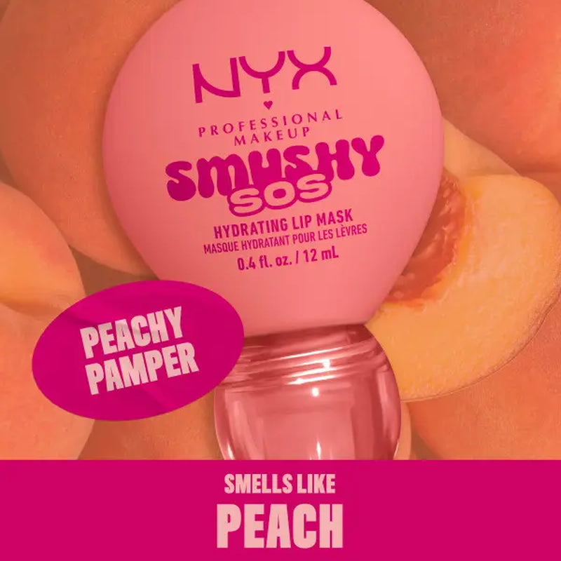 [NEW & EXCLUSIVE] Smushy SOS Hydrating Lip Mask with Hyaluronic Acid, 8 Scents & Shades, NYX Professional Makeup