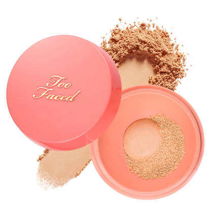 NEW Too Faced Peach Perfector Loose Setting Powder - 24 Hours, Lightweight, Translucent, Brightening & Blurring