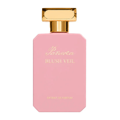 Paruvea Blush Veil Extrait De Parfum | Sweet Creamy Strawberry Milkshake | Blackberry Vanilla Jasmine | Soft Feminine Fruity Floral Perfume 100Ml (3.4 Fl Oz), #Backtoschool