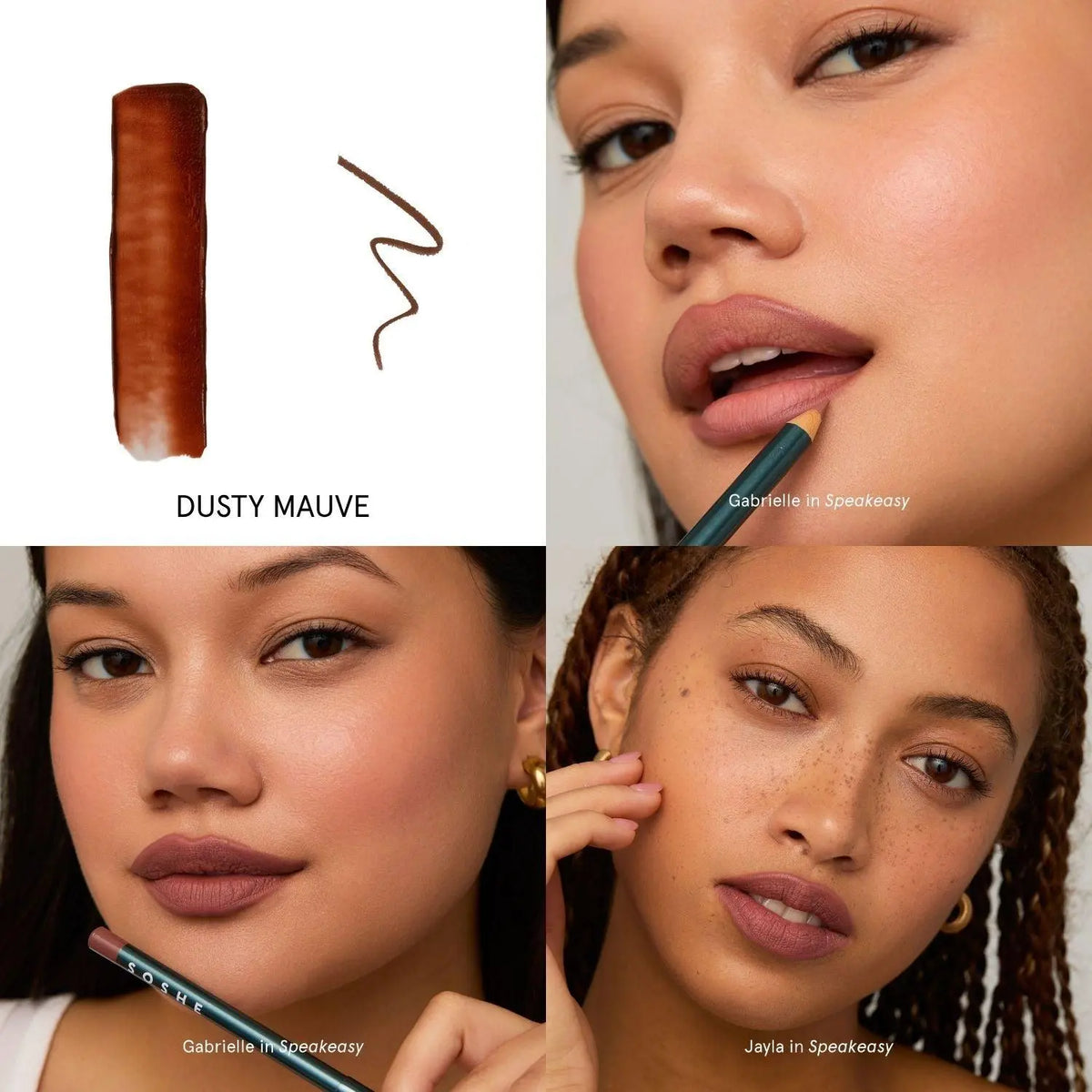 Line & Silk Lip Duo: Soft Glide Lip Liner + Lip Silk Ceramide Hydrating Lipstick-Balm Hybrid